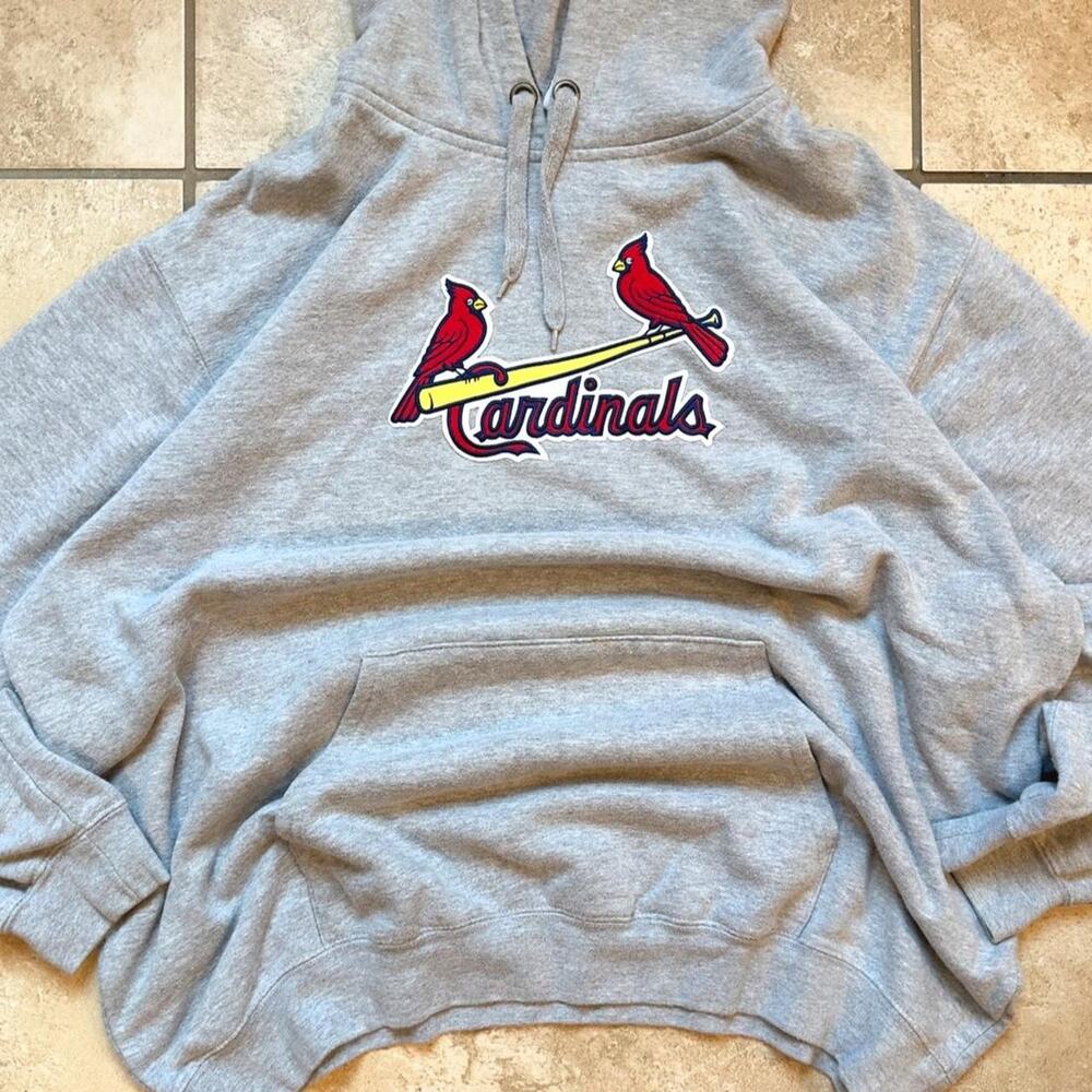 Majestic MLB St Louis Cardinals Pullover Hoodie - Size XL
